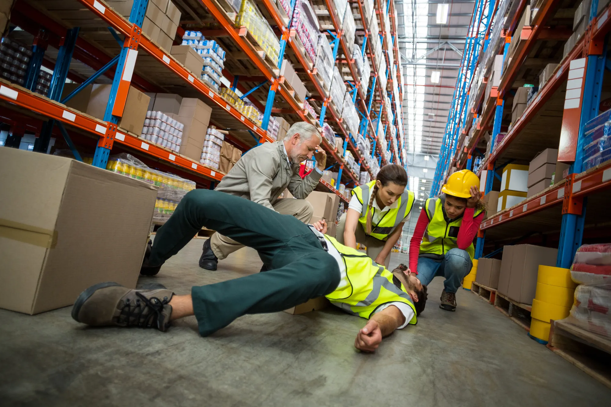 Injured Hispanic worker in Miami evaluating their workers' compensation rights after a workplace accident